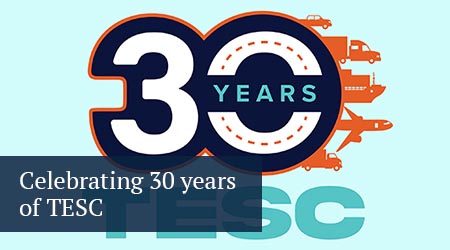 tesc 30th anniversary logo